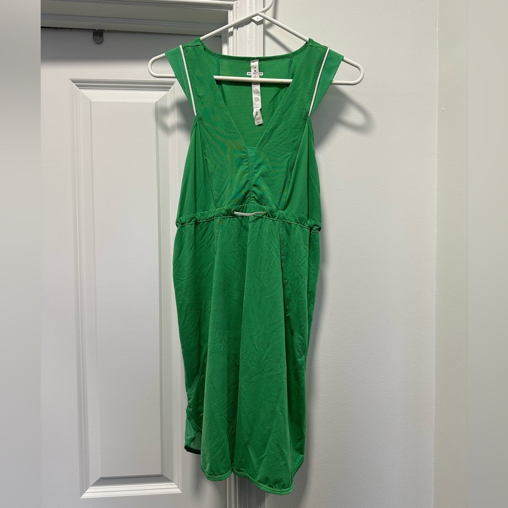 lululemon athletica Bright Green Sleeveless Mini‎ Dress